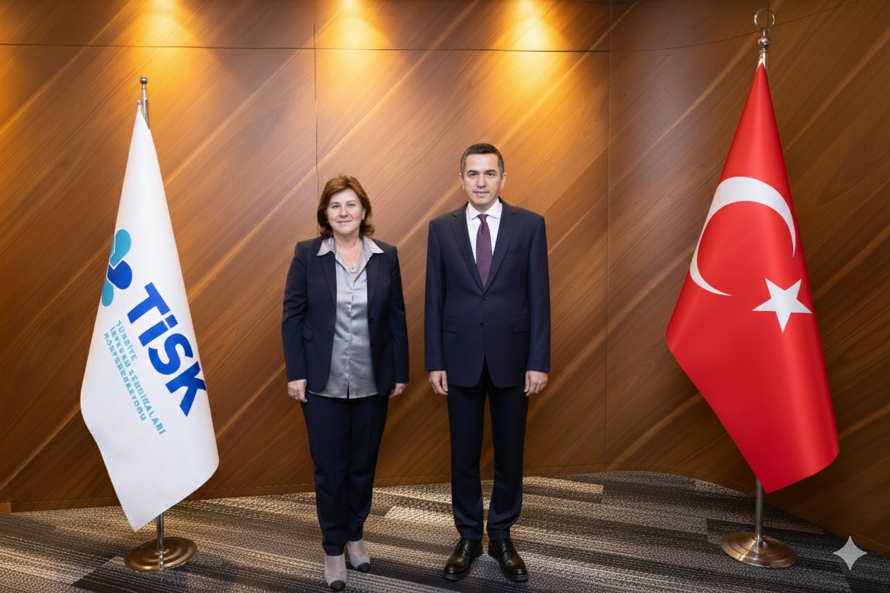 TTYD Heyetinden TİSK Başkanı Özgür Burak Akkol’a Ziyaret