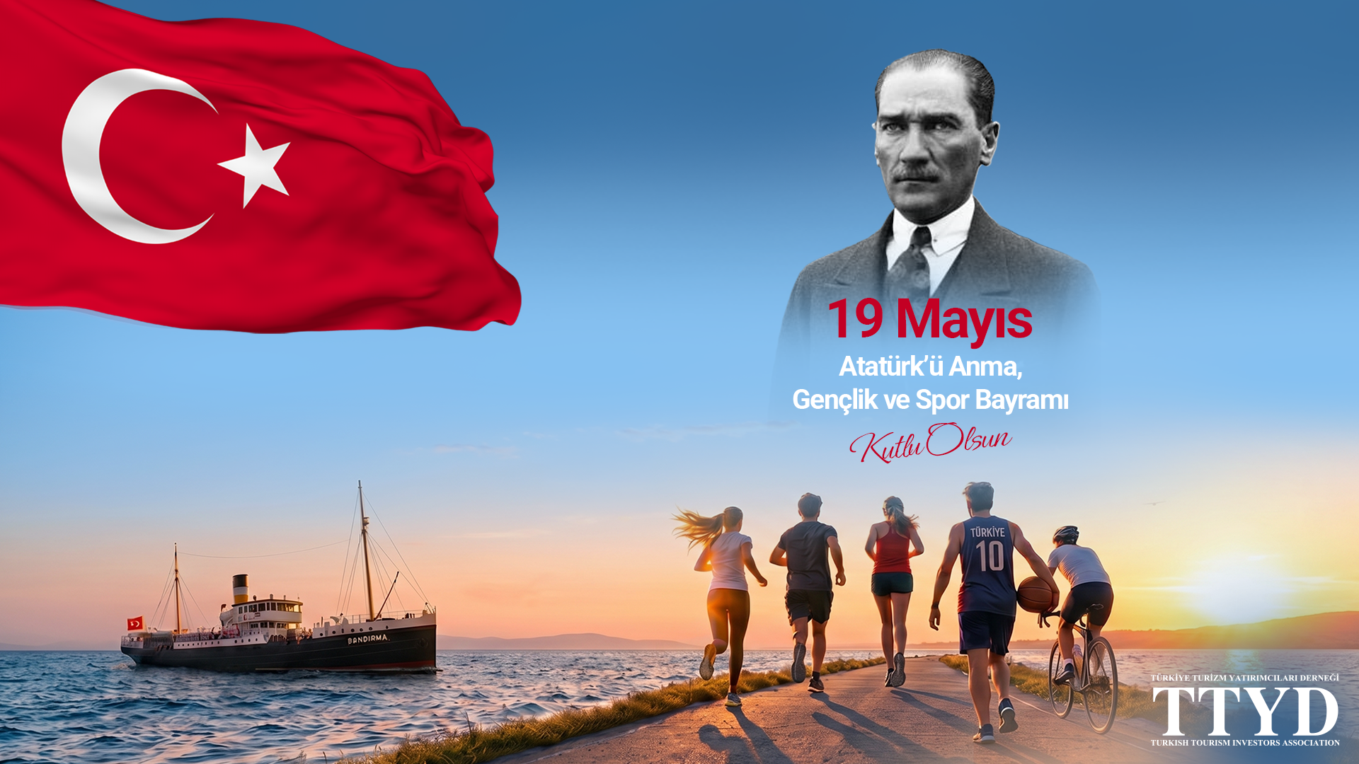 19 Mayıs Atatürk’ü Anma, Gençlik ve Spor Bayramı Kutlu Olsun